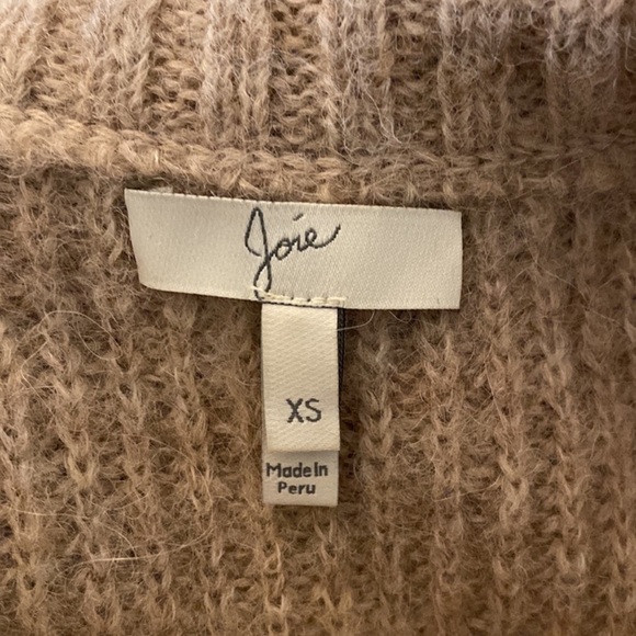 JOIE sleeveless tan turtleneck - Picture 3 of 8